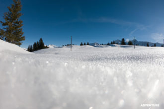 Unberührter Schnee nahe Arosa