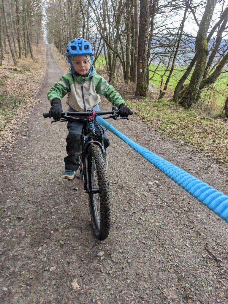 Fahrrad Abschleppseil für Kinder MTB Fahrrad Fahrradgurt mit Schlaufen